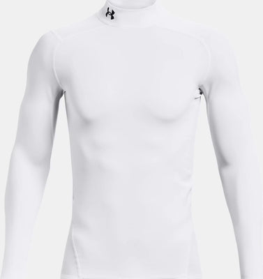 Under Armour Men's ColdGear® Compression Mock - White