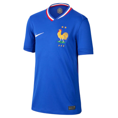 France FF (MNT) 2024/25 Nike Stadium Home Replica Jersey - Youth