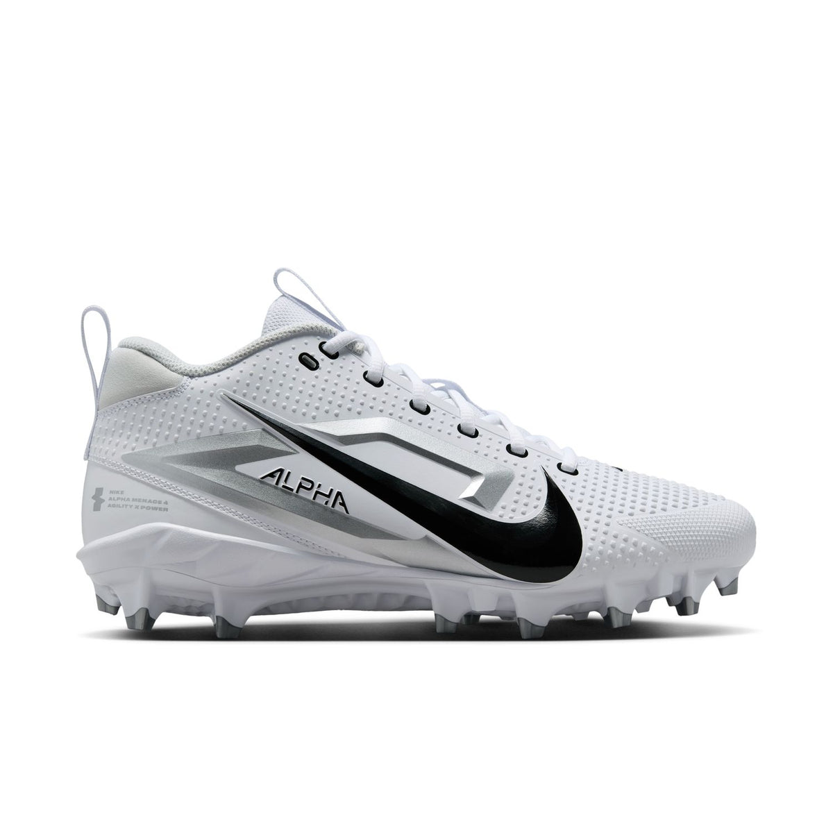 Nike Alpha Menace 4 Varsity Football Cleats - White – Kicks
