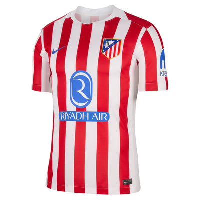 Atlético Madrid 2025/26 Stadium Home Men's Nike Dri-FIT Soccer Replica Jersey