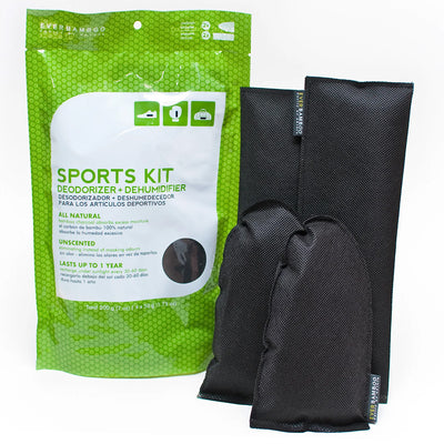 Ever Bamboo Sports Kit Deodorizer + Dehumidifier (4-Pack, 4 x 50 g)