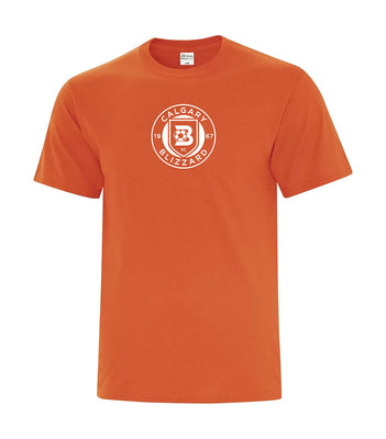 Calgary Blizzard SC Logo Tee - Orange