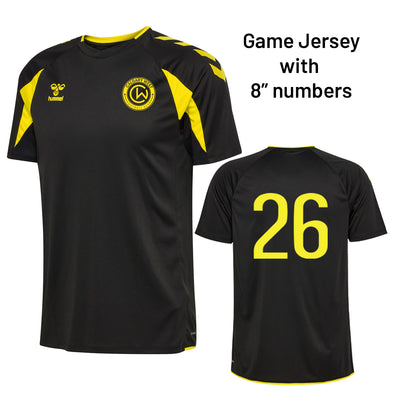 Calgary West FC Hummel Replacement Jersey - Black/Yellow