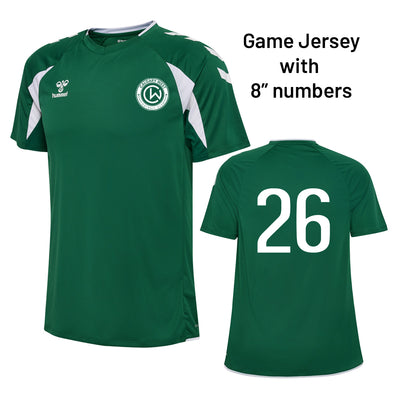 Calgary West FC Hummel Replacement Jersey - Green/White