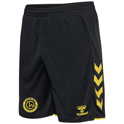 Calgary West FC Hummel Game Shorts - Black/Yellow