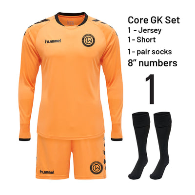 Calgary West FC Hummel Core GK Set - Orange