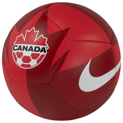 Canada Soccer Nike Pitch Soccer Ball - Red