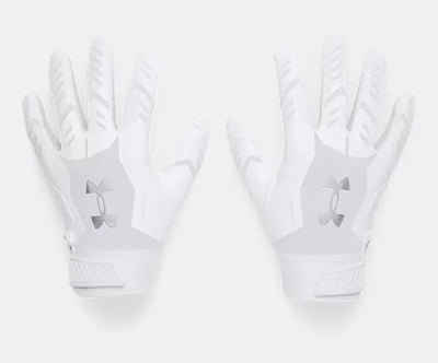 UA F9 Nitro Football Gloves - White