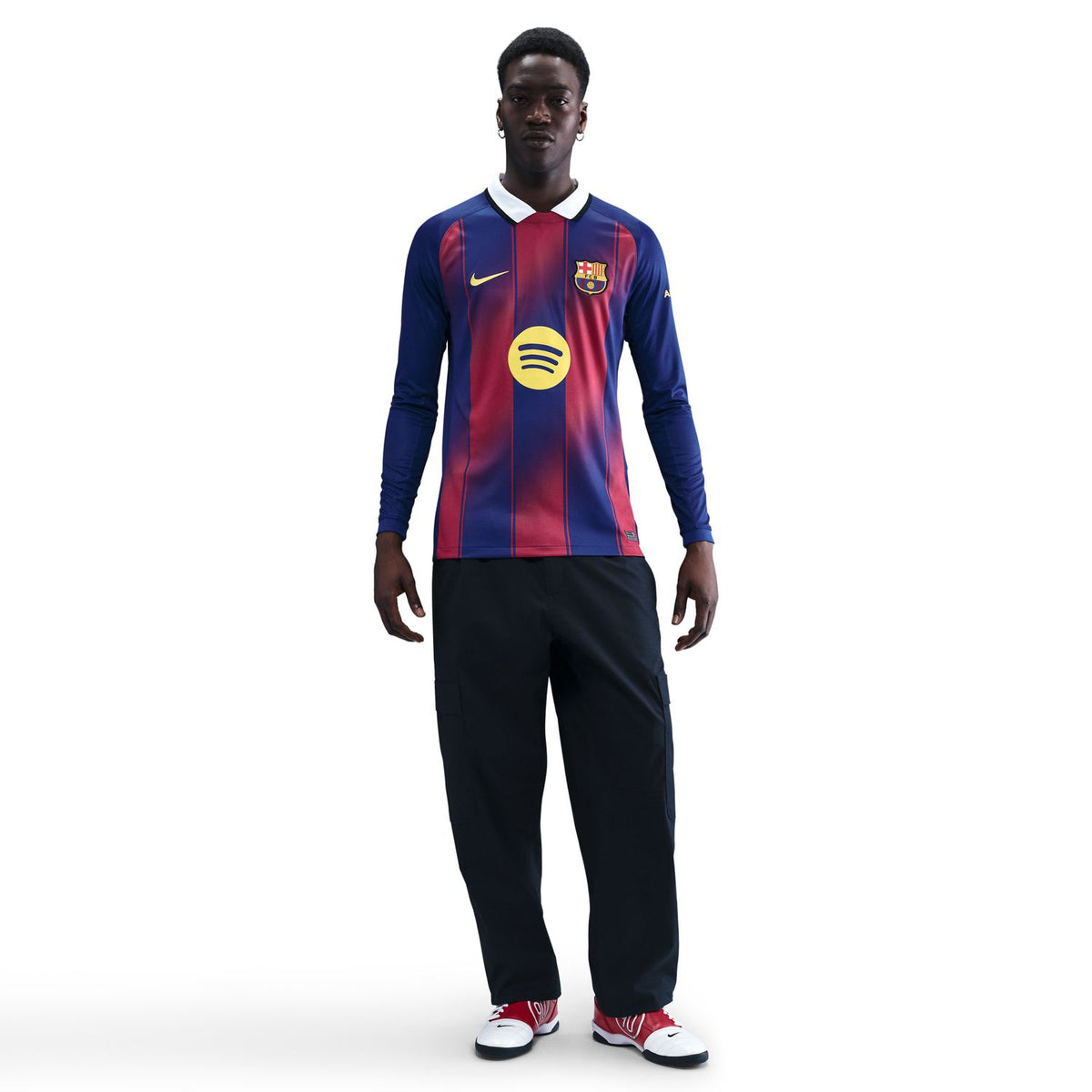 FC Barcelona 25/26 Nike Stadium Home Long-Sleeve Jersey – Kicks