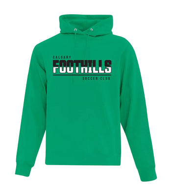 Calgary Foothills FC Split Text Hoody - Green