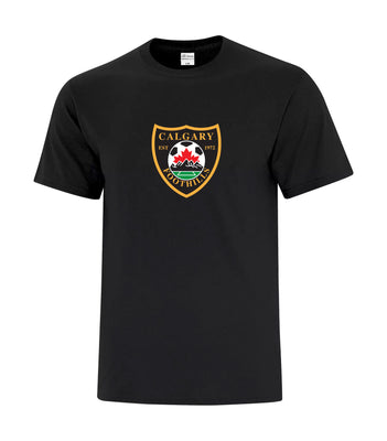 Calgary Foothills FC Logo Tee - Black