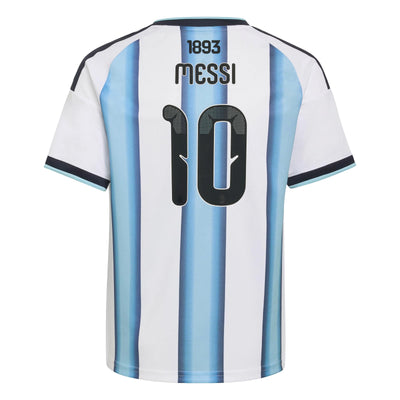 Argentina 26 Adidas Messi Home Jersey - Youth