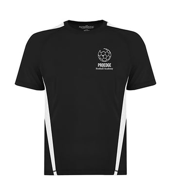 PROEDGE Football Academy ATC Training Tee - Black/White