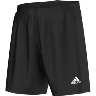 Black Adidas Entrada 22 shorts with a logo on the right leg.