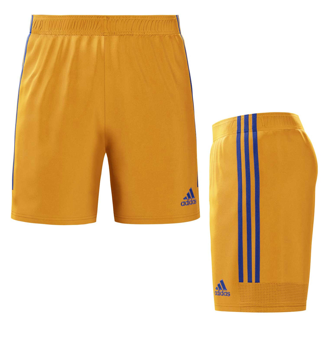 St. Albert Impact FC Custom Adidas Shorts Gold