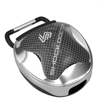 Shock Doctor Metallic Silver Mouth Guard Case