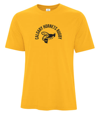 Calgary Hornets Rugby ProSpun Tee - Gold