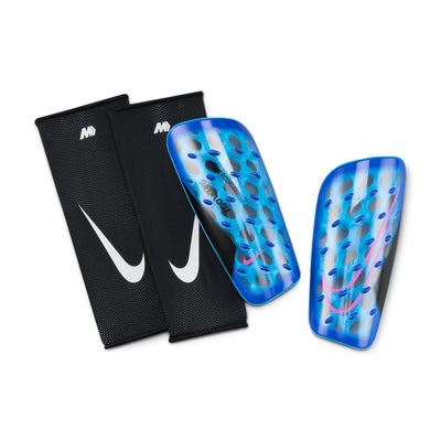 Nike Mercurial FlyLite SuperLock Soccer Shin Guards - Racer Blue