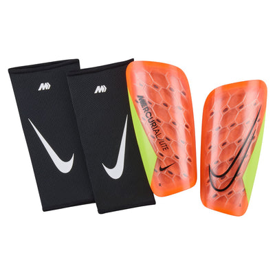 Nike Mercurial Lite Soccer Shin Guards - Hyper Crimson