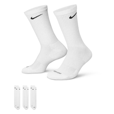 Nike Everyday Plus Cushioned Training Crew Socks (3pk) - White
