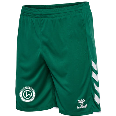 Calgary West FC Hummel Game Shorts - Green/White