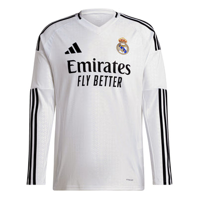 Real Madrid 24/25 Adidas Longsleeve Home Jersey