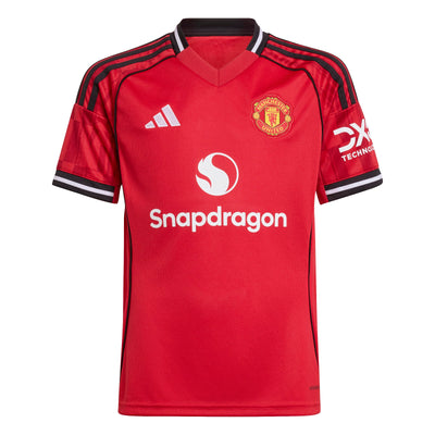 Manchester United 25/26 Adidas Home Jersey - Youth