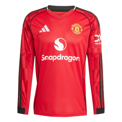 Manchester United 25/26 Adidas Long sleeve Home Jersey