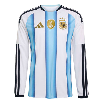 Argentina 26 Adidas Messi LS Home Jersey