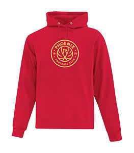 Sherwood Park Phoenix FC Logo Hoody - Red