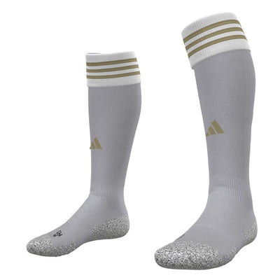 Sherwood Park Phoenix FC Custom Adi23 Socks - Lt Grey/White/Sand