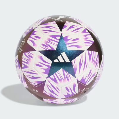 Adidas UEFA Champions League Final Club Ball - White / Shock Purple
