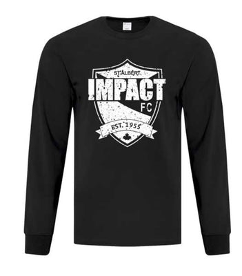 St. Albert Impact FC Large Logo Long Sleeve Tee *Discontinued