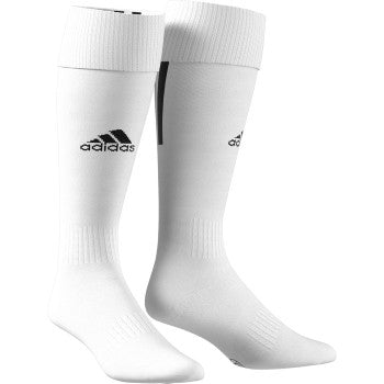 Adidas Santos Soccer Sock - White/Black